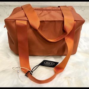 Bric's Nylon Mini Duffel NWT burnt orange